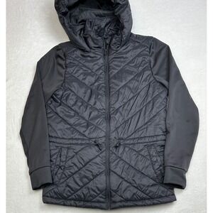 Mondetta Outdoor Project Girls Hooded Puffer Jacket Black Size S/P